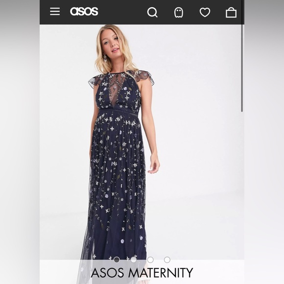 ASOS Maternity Formal Dress NWT - Picture 4 of 4